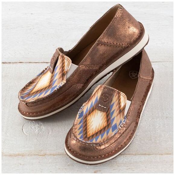 Ariat Metallic Aztec Blanket Cruiser Slip On Shoe Womens Size 8.5 NWOB - Picture 9 of 9